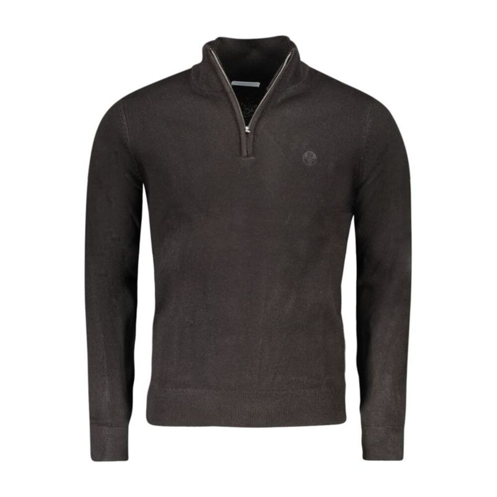 North Sails Black Acrylic Men Men's Sweater